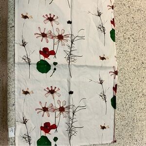 Spoonflower floral tea towel linen blend🥰🎊